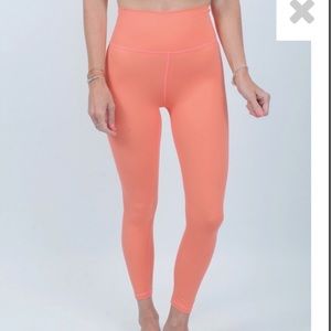 Zyia Active light n tight leggings in Coral Moon